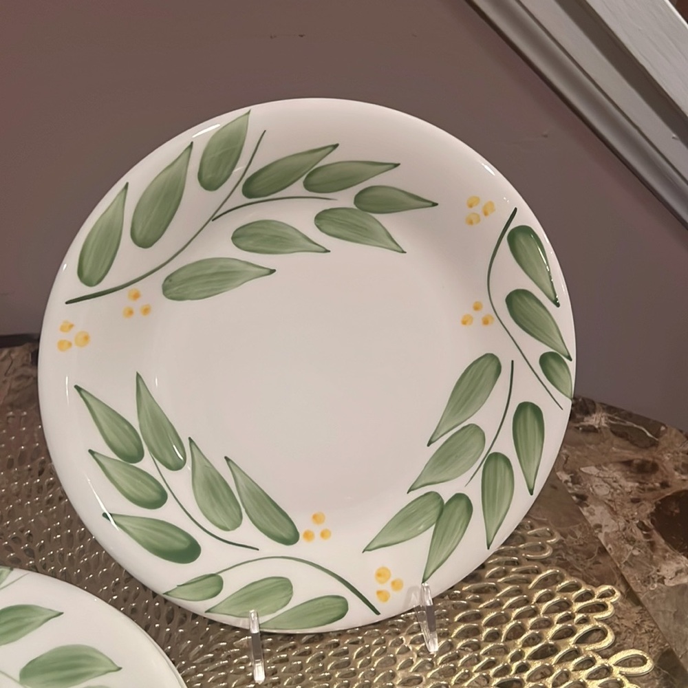 Tre Ci Made in Italy Set/4 Salad/Dessert Plates - Picture 2 of 6